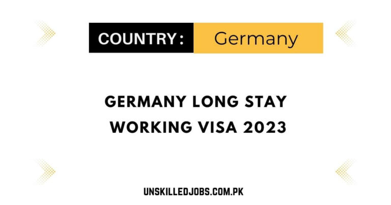 Germany Long Stay Working Visa 2023 – Apply Now
