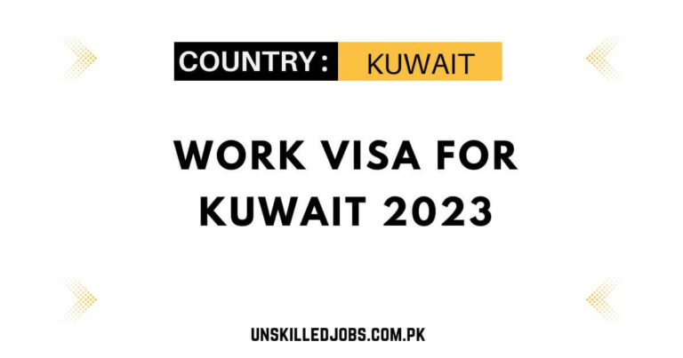 Work Visa for Kuwait 2023 – Apply Online
