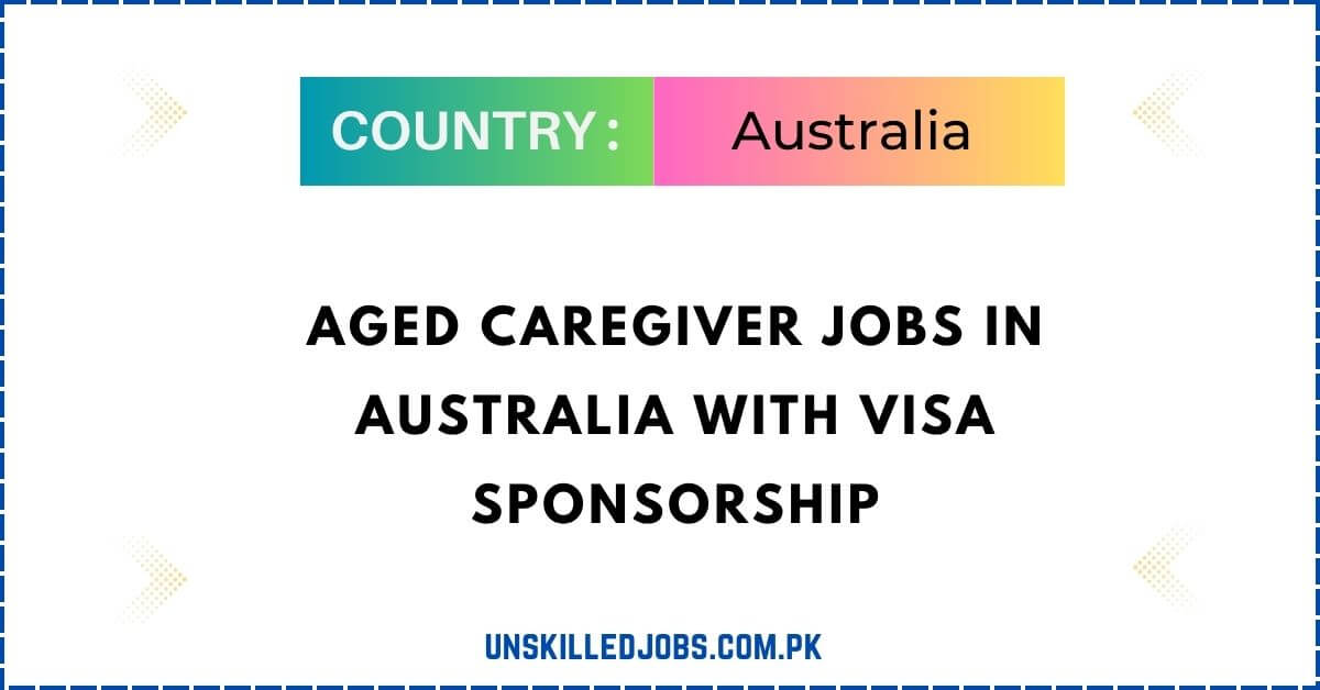Aged Caregiver Jobs in Australia