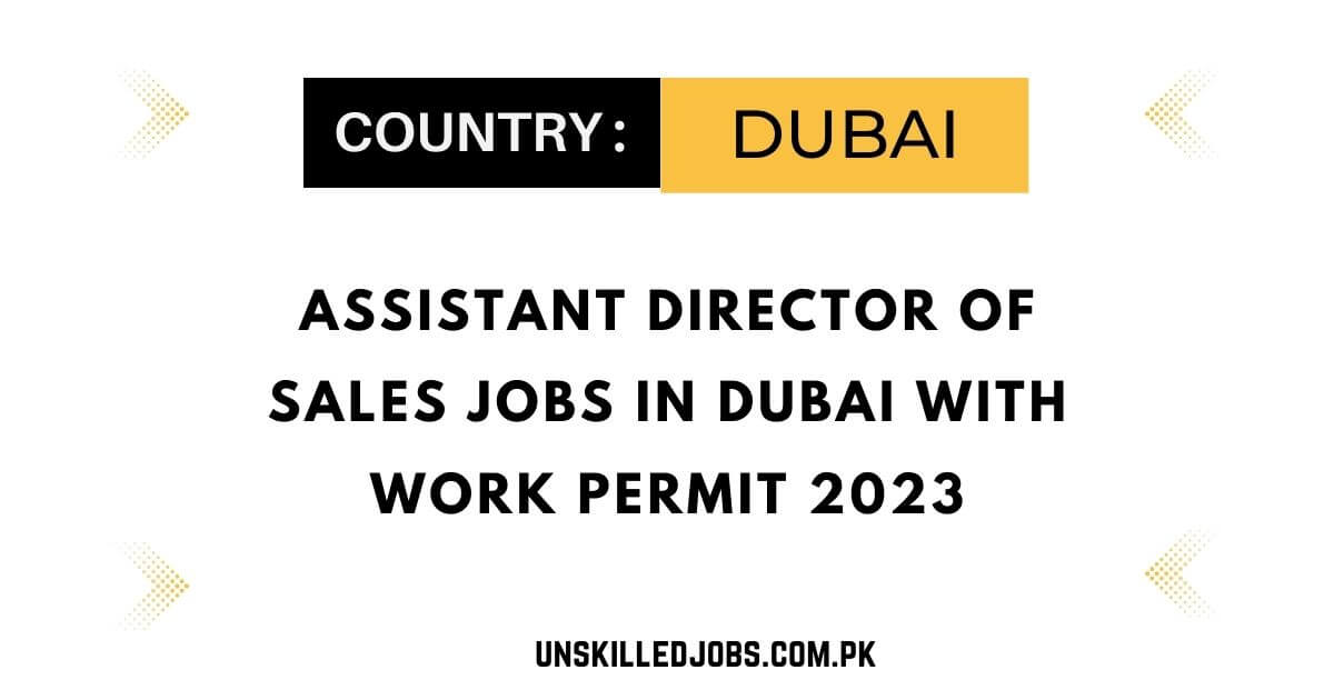 Director Of Sales Jobs In Dubai