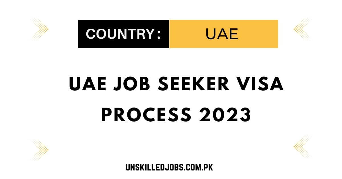 UAE Job Seeker Visa Process 2023