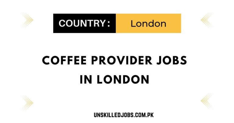 Coffee Provider Jobs in London 2024 – Apply Now