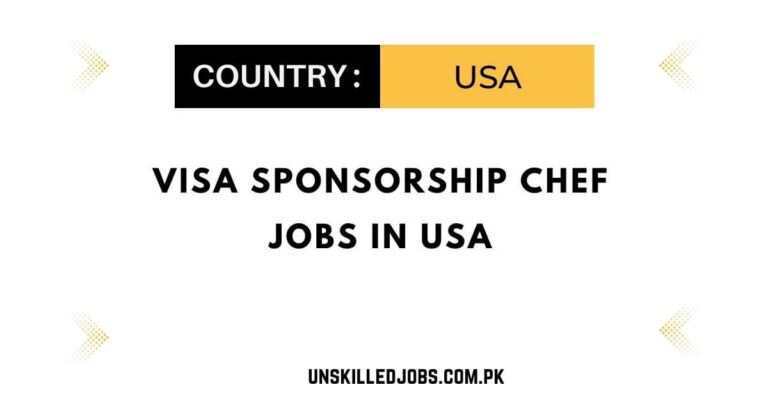 Visa Sponsorship Chef Jobs in USA 2024 – Apply Now