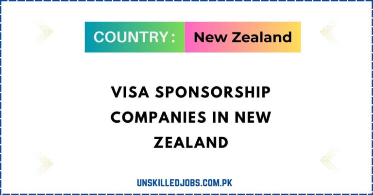 Visa sponsorship companies in new zealand