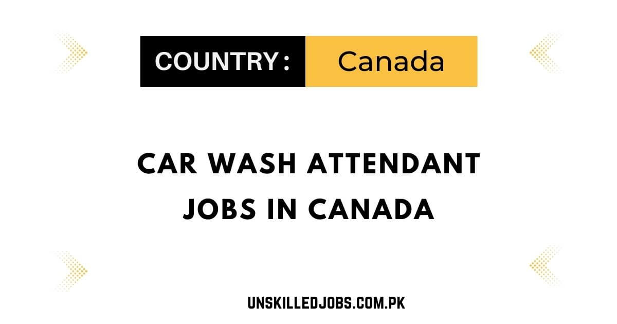 Car Wash Attendant Jobs in Canada