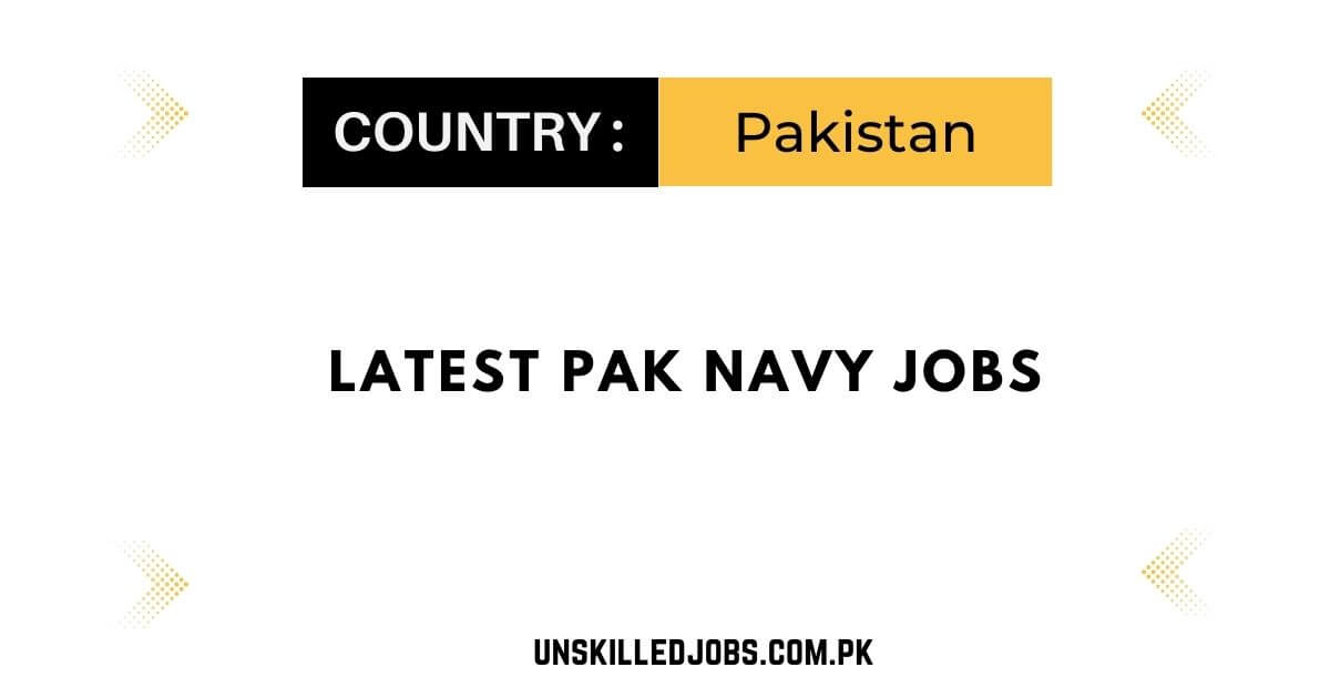 Latest Pak Navy Jobs