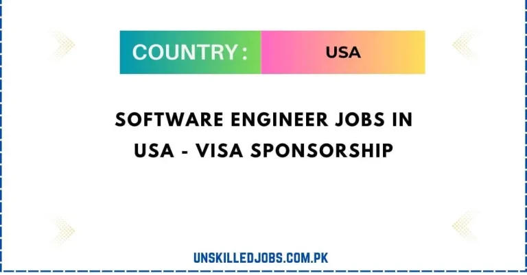Software Engineer Jobs in USA 2024 –  Visa Sponsorship