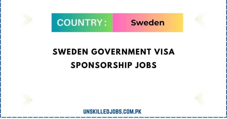 Sweden Government Visa Sponsorship Jobs 2024