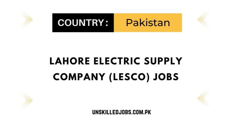 Lahore Electric Supply Company (LESCO) Jobs 2023