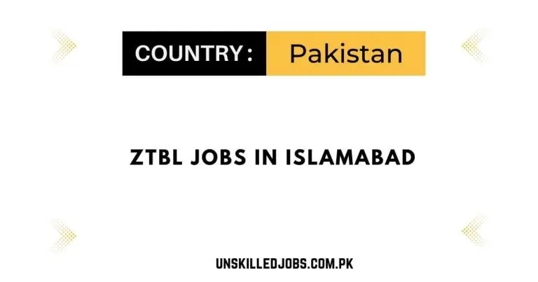 ZTBL Jobs in Islamabad 2023 – Apply Now