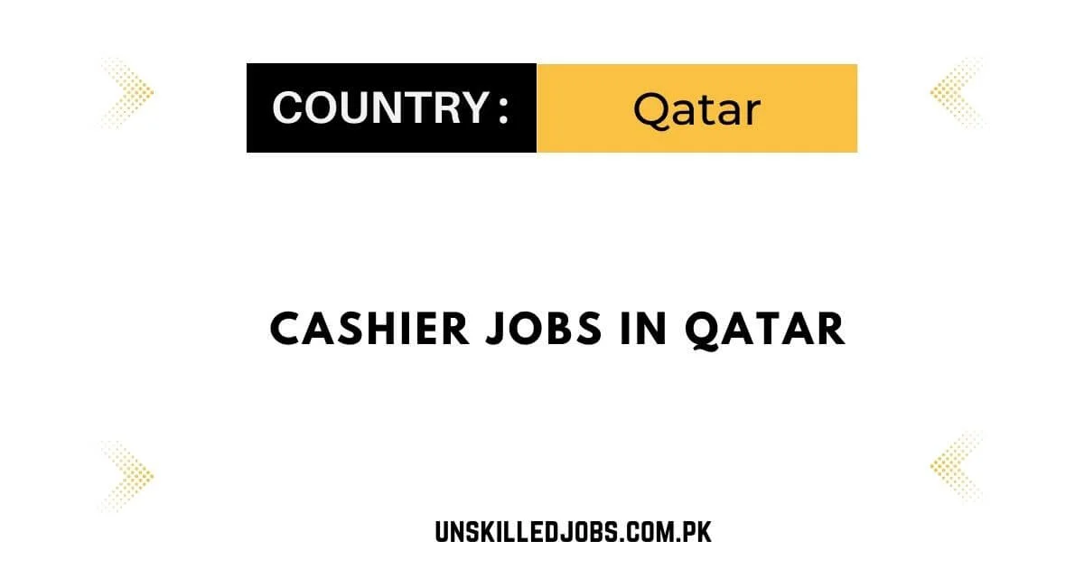 Cashier Jobs in Qatar