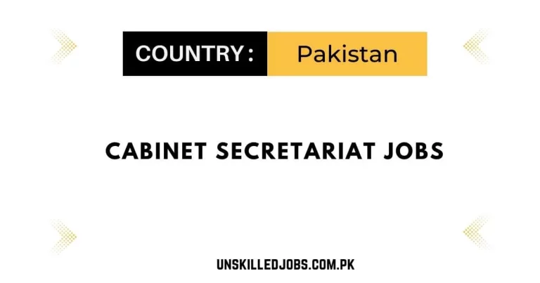Cabinet Secretariat Jobs 2024 – Apply Now