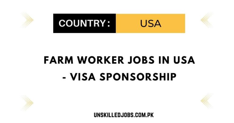 Farm Worker Jobs in USA 2024 – Visa Sponsorship