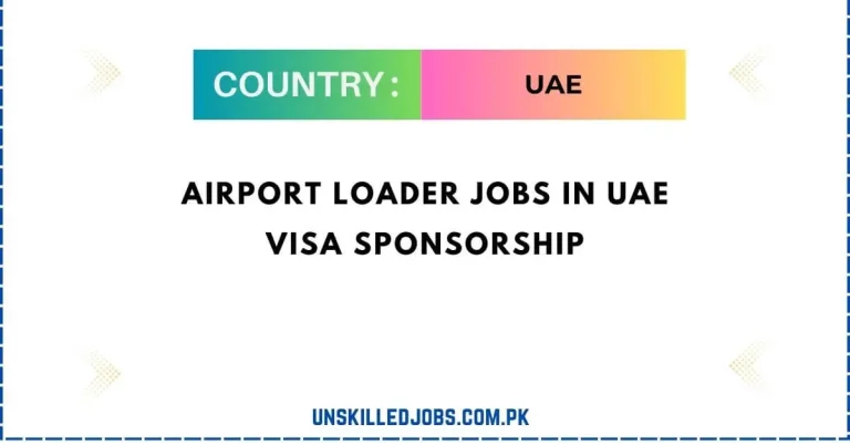 Airport Loader Jobs in UAE Visa Sponsorship