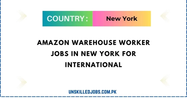 Amazon Warehouse Worker Jobs in New York for International